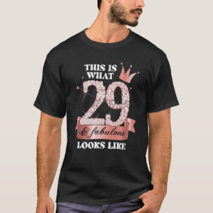 29 & Fabulous I Black Peach Party Group Candid Pho T-Shirt