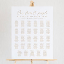 29 Tables Our Favorite People Seating Chart