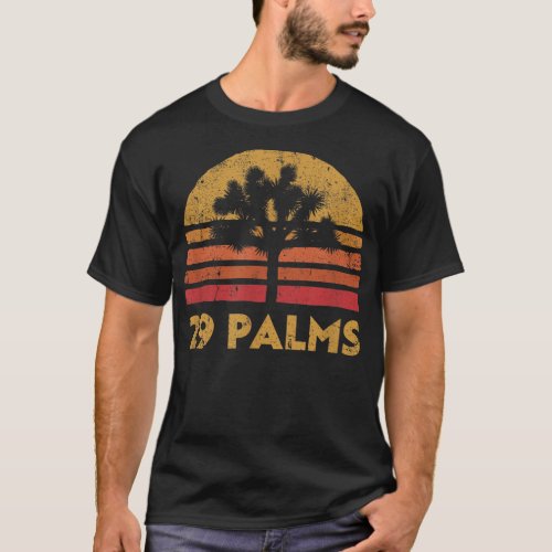 29 Twentynine palms California retro Joshua Tree T_Shirt