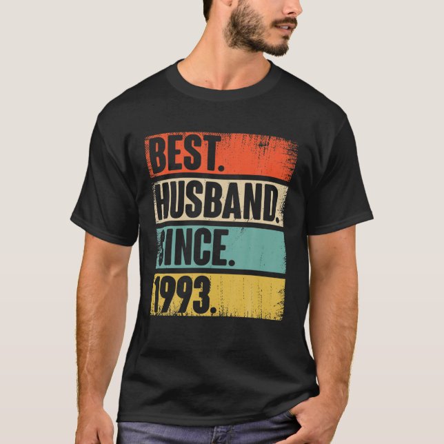 29 Wedding Aniversary Gift For Him Best Husband Si T-Shirt (Front)