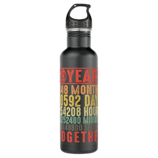 29 Year 29th Wedding Anniversary Gifts for Her Him Stainless Steel Water Bottle