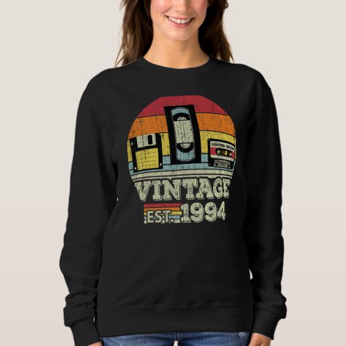 29 Year Old Vintage 1994 29th Birthday Gifts for W Sweatshirt