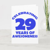 29 YEARS OLD BIRTHDAY DESIGNS CARD | Zazzle