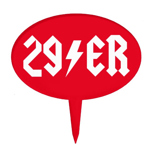 29er cake topper (Front)