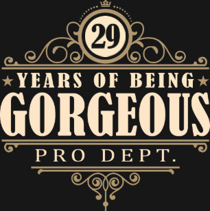 29th birthday t shirts t shirt design printing zazzle