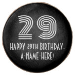 [ Thumbnail: 29th Birthday - Art Deco Inspired Look "29", Name ]