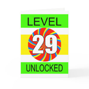 29th Birthday Computer Gamer Card