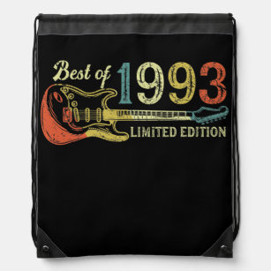 29th birthday gifts for men women Guitar Lover Drawstring Bag
