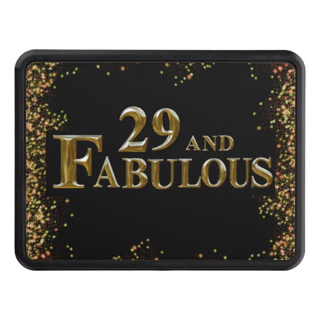 29th  Birthday  Hitch Cover (Front)