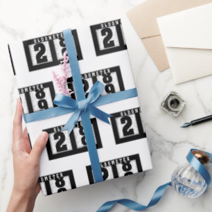 29th Birthday Odometer Wrapping Paper
