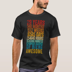 29th Birthday  Old Meter  29 Year Old T-Shirt