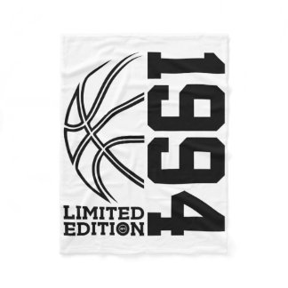29th Birthday Sketll Limited Edition 1994  Fleece Blanket
