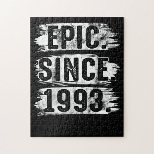 29th Birthday Vintage Epic Since 1993 29 Years Old Jigsaw Puzzle