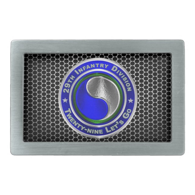 29th Infantry Division  Belt Buckle (Front)