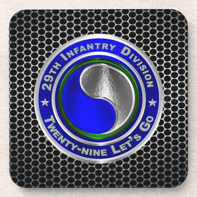 29th Infantry Division Beverage Coaster (Front)