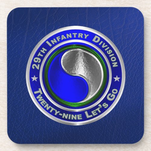 29th Infantry Division Beverage Coaster