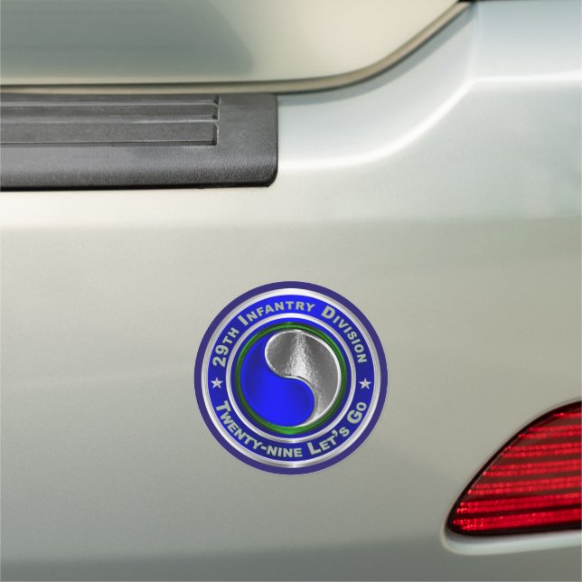 29th Infantry Division Car Magnet (In Situ)