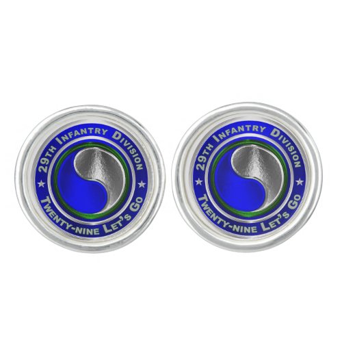 29th   Infantry Division Cufflinks