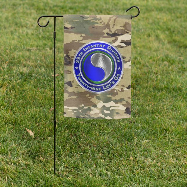 29th Infantry Division  Garden Flag (In SItu)