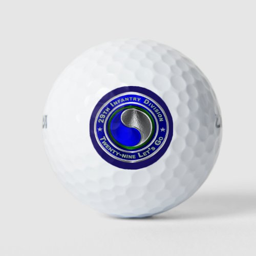 29th Infantry Division Golf Balls