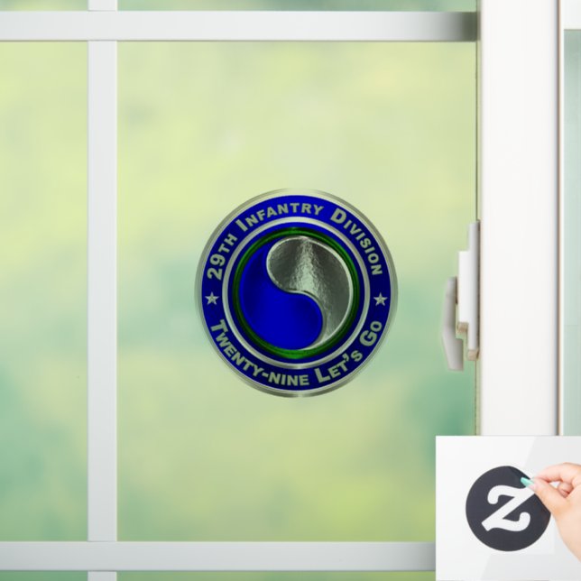 29th Infantry Division  Window Cling (Home)
