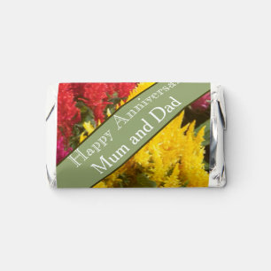 29th Wedding Anniversary Celosia  Hershey's Miniatures