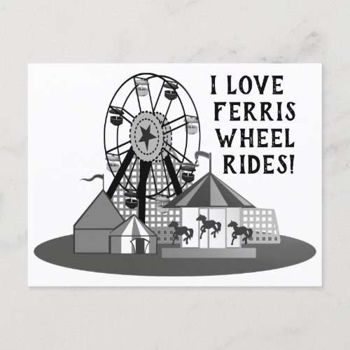 2_14 Ferris Wheel Day Postcard