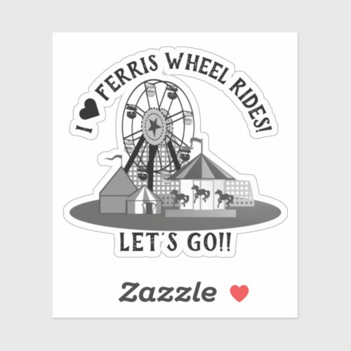 2_14 Ferris Wheel Day Sticker