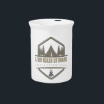 2,190 Miles of Magic – Appalachian Trail Beverage Pitcher<br><div class="desc">Celebrate the journey of a lifetime with this Appalachian Trail design featuring the iconic 2, 190-mile distance. Whether you're a thru-hiker,  section hiker,  or just love the great outdoors,  this minimalist nature design is perfect for showing your trail pride. Great for summer hikes,  camping trips,  and wanderlust souls!</div>