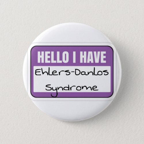 225 Badge _ Ehlers_Danlos Syndrome Button