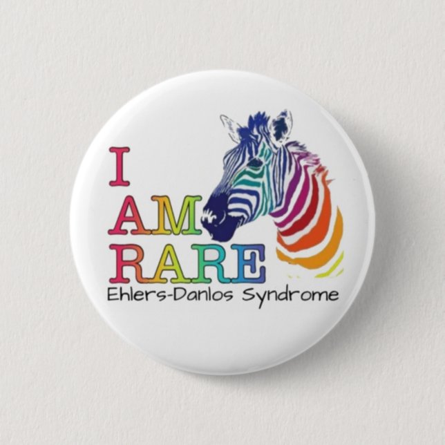2.25" Badge - Ehlers-Danlos Syndrome Button (Front)
