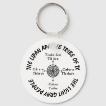 2.25" Basic Round Lipan Apache Key Chain
