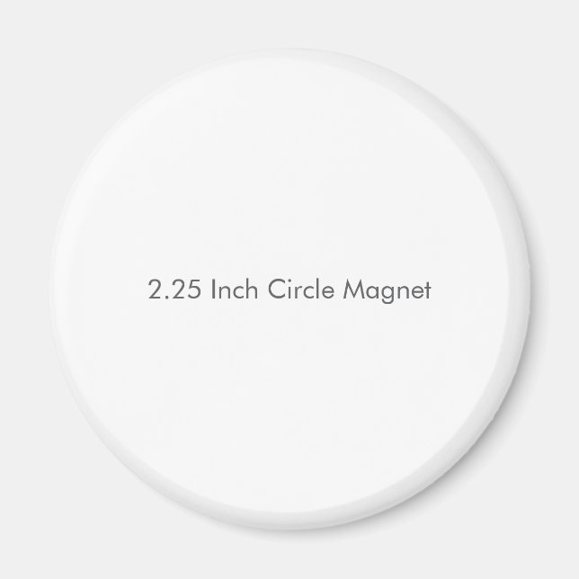 2.25 Inch Circle Magnet (Front)