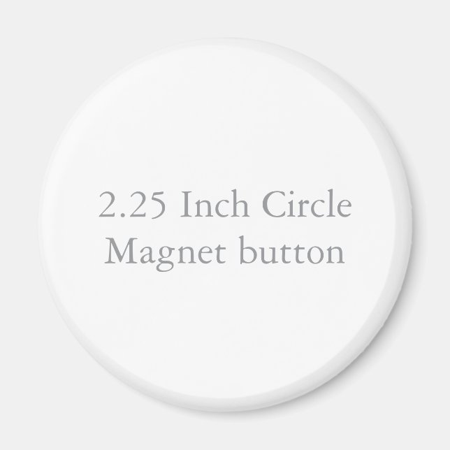 2.25 Inch Circle Magnet Button (Front)