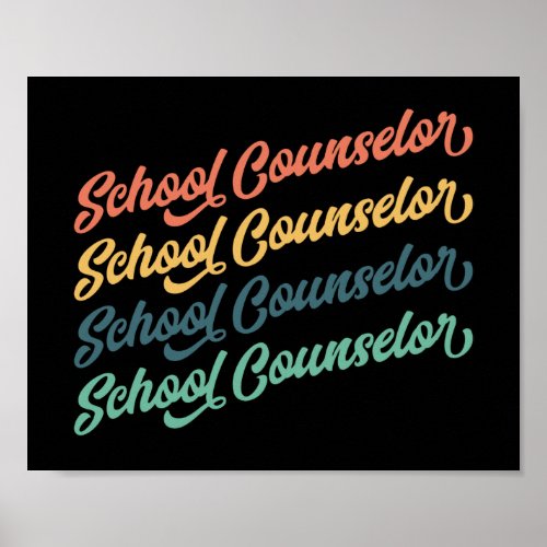 22_ Back To School Vintage School Counselors Poster
