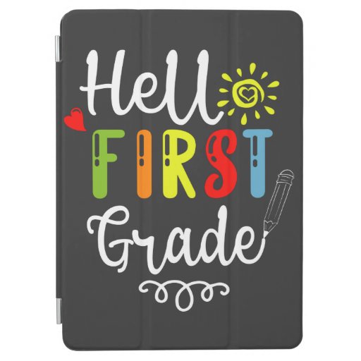 2/2- Hello First Grade Shirt, First Grade Students iPad Air Cover