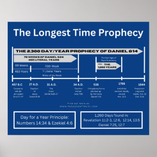 2,300 Days Poster / Daniel 8:14