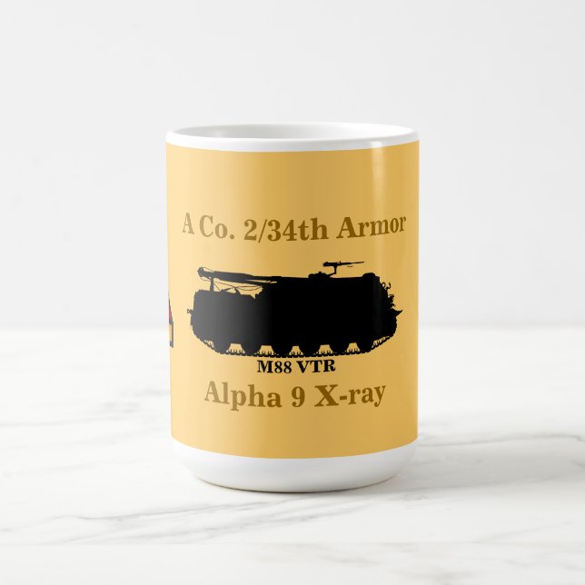 2/34th Armor, 25th Inf. Div. M88 VTR Custom Mug (Center)