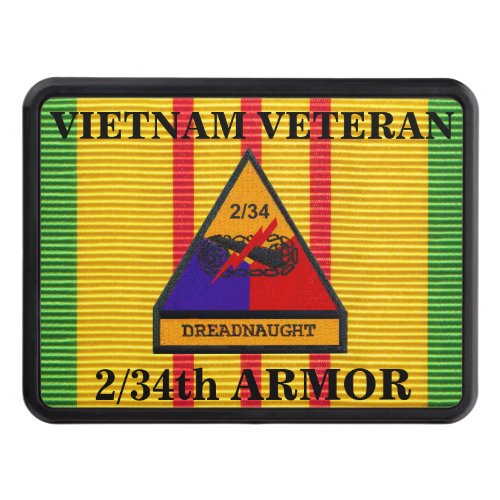 234th Armor VSM Ribbon Hitch Cover