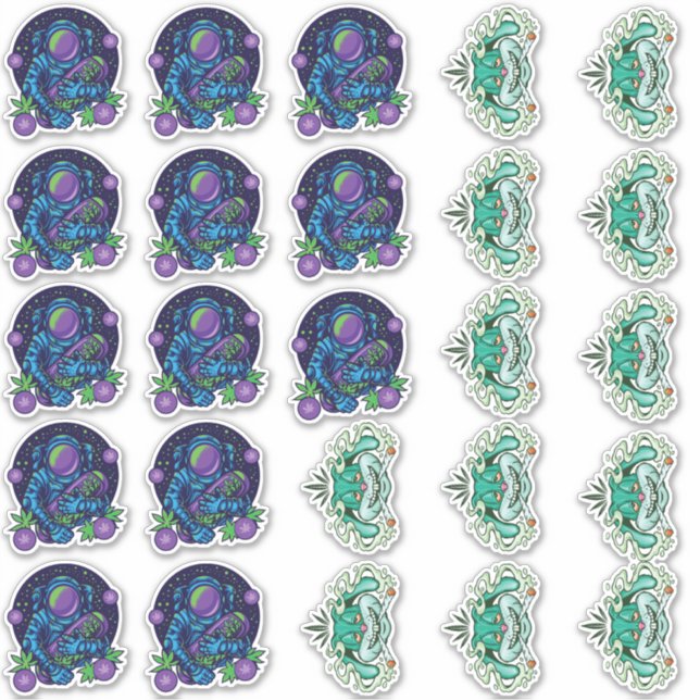 2.375" x 2.625" Stickers (Front)