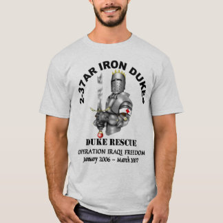 2-37AR Medical Platoon OIF T-Shirt