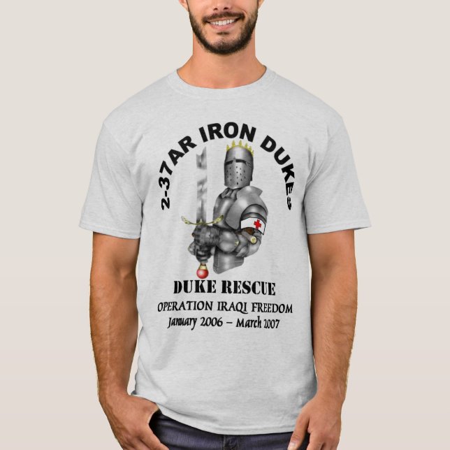 2-37AR Medical Platoon OIF T-Shirt (Front)