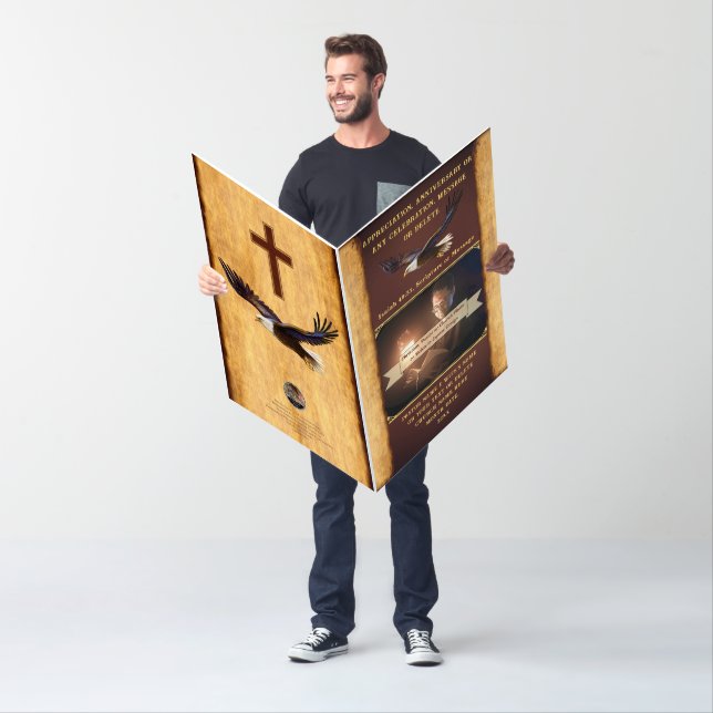 2, 3 or 4 Foot Giant, Cards for Pastors, Christian (In Situ)