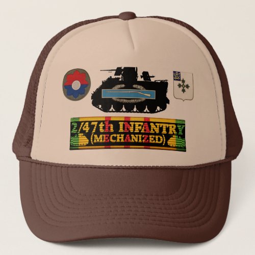 247th Inf Mech M113 CIB  Insignia Hat