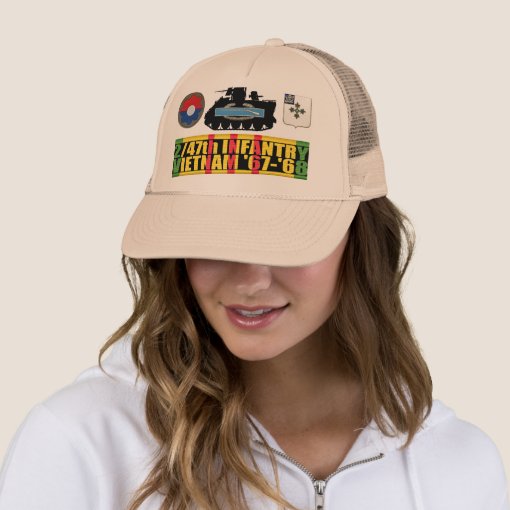 2/47th Infantry Vietnam '67-'68 M113 CIB Hat | Zazzle