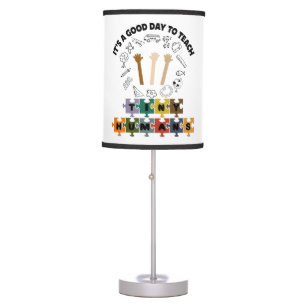 2/4, It's A Good Day To Teach Tiny Humans, Teacher Table Lamp