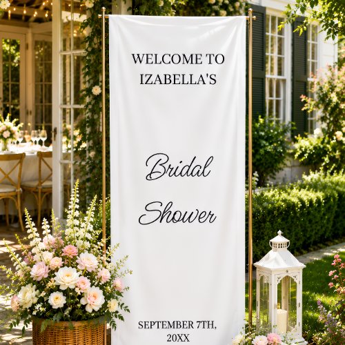2.5×6 Custom  Wedding Welcome Bridal Shower  Banner