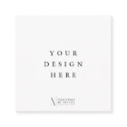 2.5" Square Tag Or Insert Card Printing