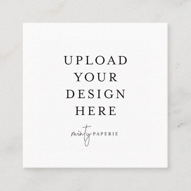 2.5" x 2.5" Square Card (Front)