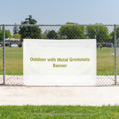 2.5' x 4' Outdoor with Metal Grommets Banner